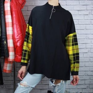 LoveTooTrue zip up sweater